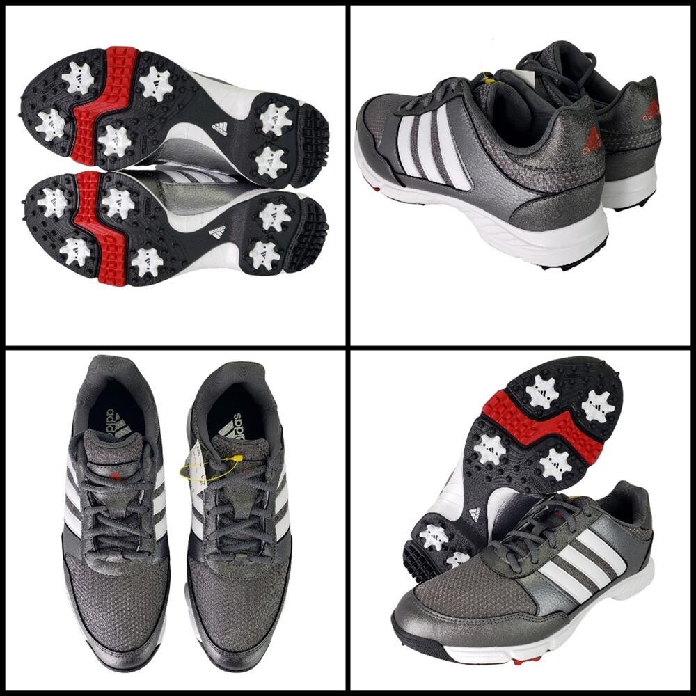 Adidas Tech Response Golf Soes, Size 7 Wide, Colors Grey/White.ABOUT THIS ITEM
